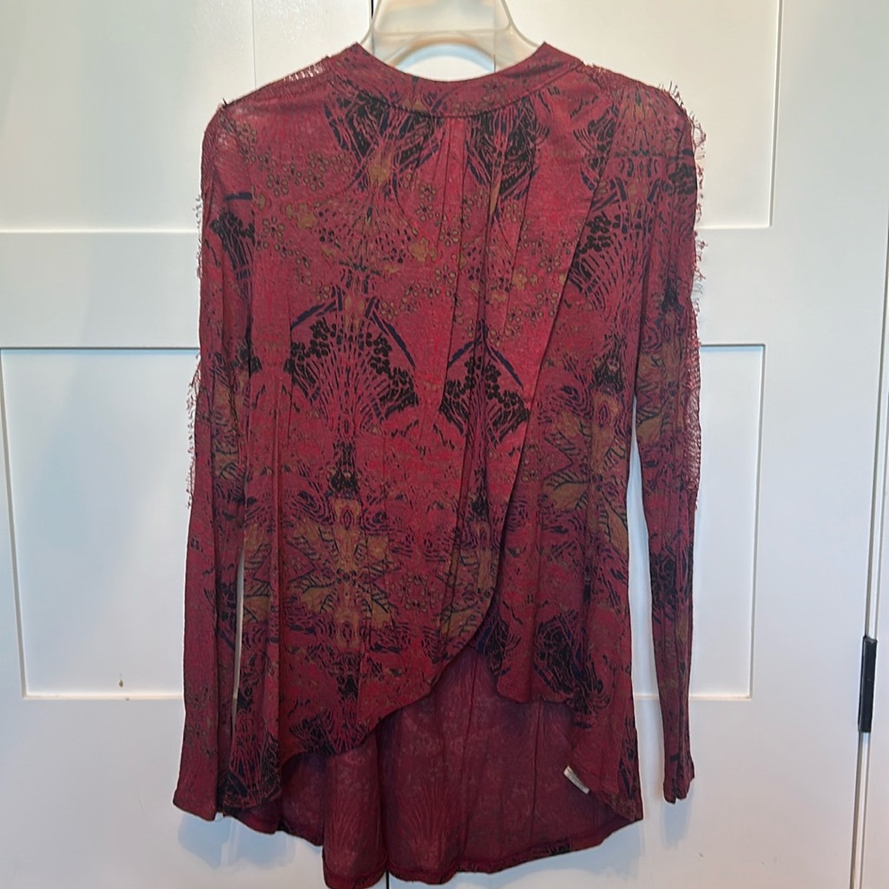 Free People long blouse. Small